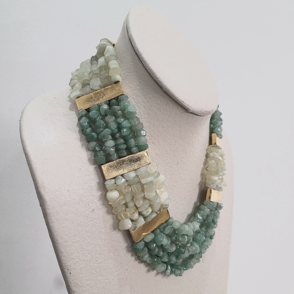 Green & Gold Lisandra Necklace
